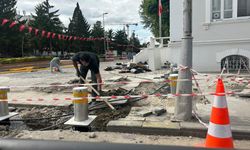 Valilik Ek Hizmet Binası çevresi yenileniyor