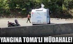 Geyve'de Yangına TOMA’lı Müdahale!