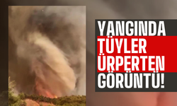 Yangında ‘Yangın Hortumu’ Görüntülendi!
