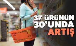 37 ürünün 30’unda fiyat artışı yaşandı