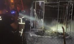 Park Halindeki Karavan Alev Alev Yandı
