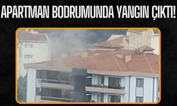 Apartman Bodrumunda Yangın Çıktı!
