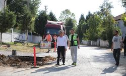 Başkan Doğal gaz çalışmalarını yerinde inceledi