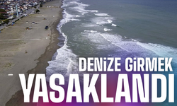 Sakarya sahillerinde denize girmek yasaklandı