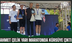 Hendekli Sporcu Ahmet Çelik Yarı Maratonda Kürsüye Çıktı