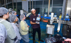 Su Fabrikası’nda Üretim Sürecini Yakından İnceledi