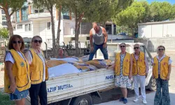 Yangın Mağduru Yürük Ailesine Artemis Lions Kulübü’nden Destek