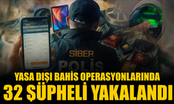 12 İlde Yasa Dışı Bahis Operasyonu: 32 Şüpheli Yakalandı