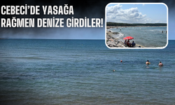 Cebeci’de Dalgalar Denize Girişi Engelledi