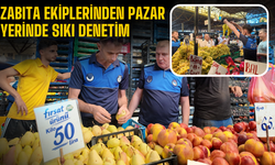 Zabıta Ekiplerinden Pazar Yerinde Sıkı Denetim