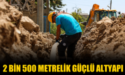 2 Bin 500 Metrelik İçme Suyu Hattı Yenilendi