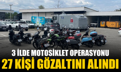 Düzce Merkezli 3 İlde Motosiklet Operasyonu: 21 Motosiklete El Konuldu, 27 Kişi Gözaltında