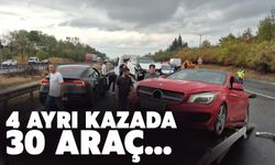 30 Araç Birbirine Girdi, 1 Kişi Hayatını Kaybetti