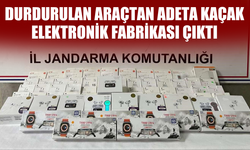 Sapanca’da Yol Kontrolünde Kaçak Elektronik Ürünler Ele Geçirildi