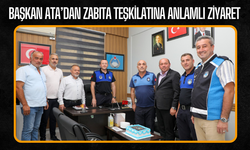 Başkan Mehmet Ata’dan Zabıta Teşkilatına Anlamlı Ziyaret: 199. Yıl Pasta Kesimiyle Kutlandı