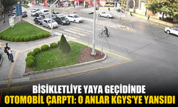 Adapazarı’nda Bisikletliye Otomobil Çarptı: Kaza Anı KGYS Kameralarına Yansıdı