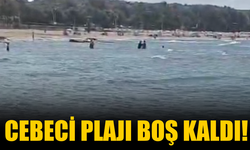 Cebeci Plajı Boş Kaldı