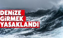 Denize girmek yasaklandı!