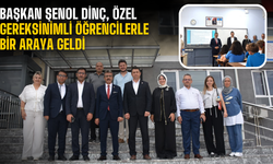 Başkan Şenol Dinç, Özel Gereksinimli Öğrencilerle Bir Araya Geldi