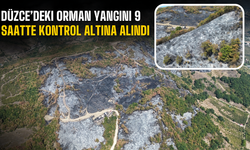 Düzce’deki Orman Yangını 9 Saatte Kontrol Altına Alındı