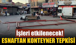 Orta Camii Mevkiine Konulacak Konteyner Tepkiye Yol Açtı!