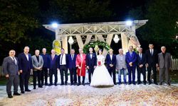 Beyza ve İsmail çiftinin nikahına yoğun ilgi