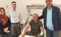 Vekil Lütfi Bayraktar’dan Muhtar Mustafa Temizkan’a Geçmiş Olsun Ziyareti