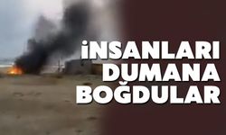 Karasu sahilinde çöp yakma skandalı