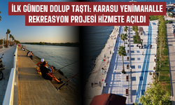 İlk Günden Dolup Taştı: Karasu Yenimahalle Rekreasyon Projesi Hizmete Açıldı
