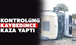 Söğütlü Yolu’nda Tır Devrildi