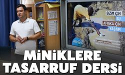 Miniklere su tasarrufu dersi!