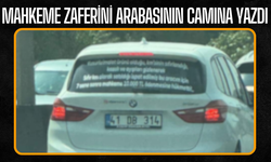 Kocaeli’de BMW Sahibi, Mahkeme Zaferini Arabasının Camına Yazdı