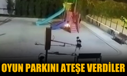 Oyun parkını ateşe verdiler