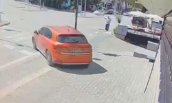 El Freni Çekilmeyen Otomobil Kuyumcuya Daldı