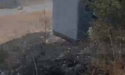 Trafoda çıkan yangın otluk alana sıçradı