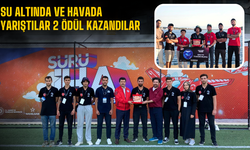 Su altında ve havada yarıştılar 2 ödül kazandılar