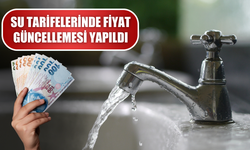 Su tarifelerinde fiyat güncellemesi yapıldı