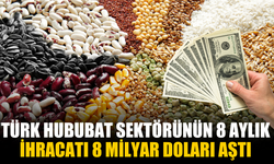 Türk Hububat Sektörünün 8 Aylık İhracatı 8 Milyar Doları Aştı