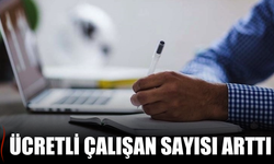 Ücretli çalışan sayısı arttı