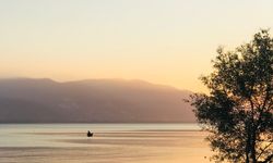 Sapanca Gölü'nde Gün Batımının Güzelliği Büyüledi