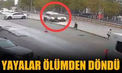 Kontrolden Çıkan Kamyonet Servis Araçlarına Çarptı
