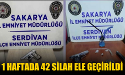Sakarya’da Polis Ekiplerinden Silah Operasyonu: 42 Silah ve 371 Fişek Ele Geçirildi