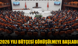 2026 Yılı Bütçesi TBMM Plan ve Bütçe Komisyonunda Görüşülmeye Başladı