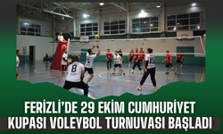 Ferizli’de 29 Ekim Cumhuriyet Kupası Voleybol Turnuvası Başladı
