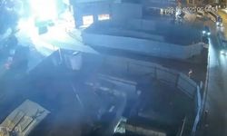 Gebze’de çöken binanın yıkılma anı kamerada