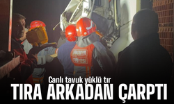 Kabinde Sıkışan Sürücü Yaralı Kurtarıldı