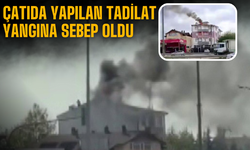 3 Katlı Binanın Çatısında Yangın Çıktı!