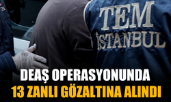 DEAŞ Operasyonunda 13 Zanlı Gözaltına Alındı