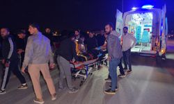 Devrilen motosikletin sürücüsü yaralandı