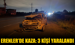 Erenler’de İki Otomobil Çarpıştı: 3 Kişi Yaralandı
